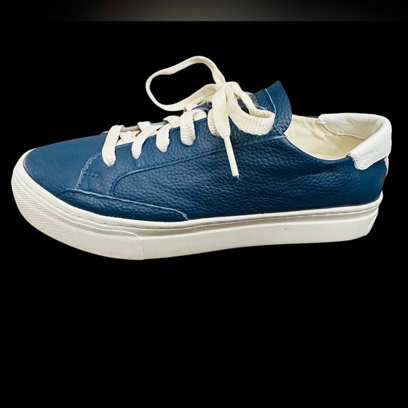 LADIES SOLUDOS NAVY BLUE SNEAKERS - Picture 8 of 9